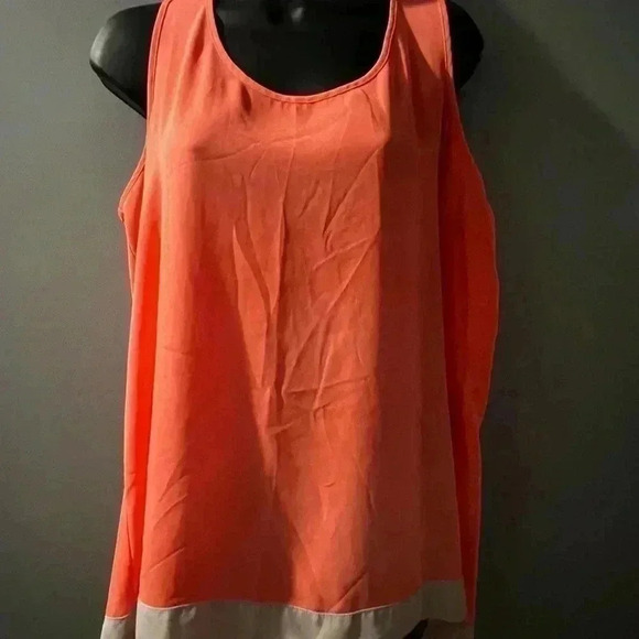 Sheer & Sexy Express Women's Sz XL Peekaboo Open Back Sleeveless Blouse - Picture 3 of 5